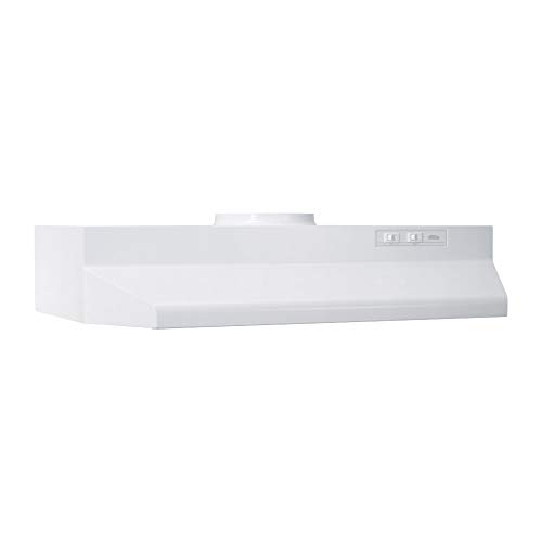 شفاط المطبخ Broan-NuTone BUEZ230WW Broan UC 190 CFM 30N أبيض اقتصادي 30 بوصة تحت الخزانة سهل التركيب مع مروحة عادم 2 سرعتين وضوء ، 30 بوصة شفاط المطبخ Broan-NuTone BUEZ230WW Broan UC 190 CFM 30N أبيض اقتصادي 30 بوصة تحت الخزانة سهل التركيب مع مروحة عادم 2 سرعتين وضوء ، 30 بوصة