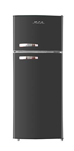 ثلاجة RCA RFR1055-BLACK ، حجم شقة ببابين ريترو مع فريزر ، 10 ، أسود ، قدم مكعب ثلاجة RCA RFR1055-BLACK ، حجم شقة ببابين ريترو مع فريزر ، 10 ، أسود ، قدم مكعب
