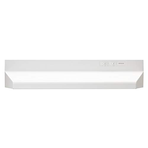 Broan-NuTone BUEZ024WW Broan UC 160 CFM 24N White الاقتصاد 24 بوصة تحت الخزانة سهلة التركيب شفاط المطبخ القابل للتحويل مع مروحة عادم 2 سرعات وضوء Broan-NuTone BUEZ024WW Broan UC 160 CFM 24N White الاقتصاد 24 بوصة تحت الخزانة سهلة التركيب شفاط المطبخ القابل للتحويل مع مروحة عادم 2 سرعات وضوء