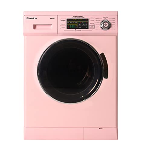 Sekido All-in-One 13 رطل غسالة / مجفف مدمج 110 فولت (وردي) Sekido All-in-One 13 رطل غسالة / مجفف مدمج 110 فولت (وردي)