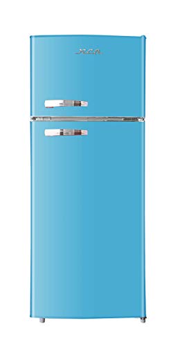 ثلاجة RCA RFR786-BLUE ذات بابين بحجم الشقة مع فريزر ، 7.5 قدم مكعب. قدم ، ريترو بلو ثلاجة RCA RFR786-BLUE ذات بابين بحجم الشقة مع فريزر ، 7.5 قدم مكعب. قدم ، ريترو بلو