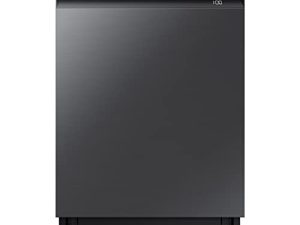 غسالة أطباق Samsung Smart 44dBA مع StormWash + ، باب التحرير التلقائي ، تشغيل هادئ ، 3 رفوف للأطباق ، دورة ما قبل الانفجار ، معتمد من نجمة الطاقة ، DW80B6060UG / AA ، فولاذ مقاوم للصدأ مقاوم لبصمات الأصابع ، أسود