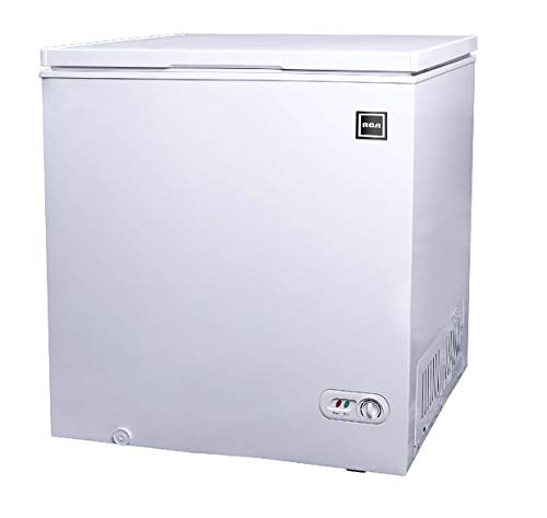RCA RFRF710-WHITE فريزر أفقي ، حتى 197 لتر ، 7 قدم مكعب. قدم. السعة ، أبيض RCA RFRF710-WHITE فريزر أفقي ، حتى 197 لتر ، 7 قدم مكعب. قدم. السعة ، أبيض