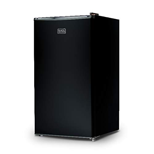 ثلاجة صغيرة BLACK + DECKER BCRK32B ثلاجة صغيرة بباب واحد من شركة Energy Star ، 3.2 قدم مكعب ، أسود ثلاجة صغيرة BLACK + DECKER BCRK32B ثلاجة صغيرة بباب واحد من شركة Energy Star ، 3.2 قدم مكعب ، أسود