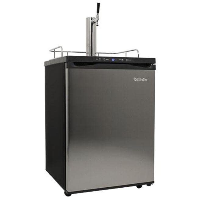 EdgeStar KC3000SS Kegerator بالحجم الكامل مع شاشة رقمية - أسود وستانلس ستيل EdgeStar KC3000SS Kegerator بالحجم الكامل مع شاشة رقمية - أسود وستانلس ستيل