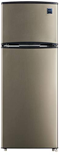 ثلاجة RCA RFR725 2 باب بحجم الشقة مع فريزر ، ستانلس ستيل ثلاجة RCA RFR725 2 باب بحجم الشقة مع فريزر ، ستانلس ستيل