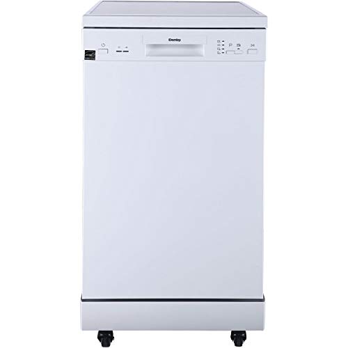 Danby DDW1805EWP غسالة أطباق محمولة 18 بوصة بسعة 8 أماكن إعداد ؛ 4 دورات غسيل ؛ نجمة الطاقة المعتمدة ؛ رف علوي قابل للتعديل بالأبيض Danby DDW1805EWP غسالة أطباق محمولة 18 بوصة بسعة 8 أماكن إعداد ؛ 4 دورات غسيل ؛ نجمة الطاقة المعتمدة ؛ رف علوي قابل للتعديل بالأبيض