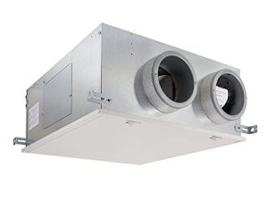 مروحة بروان ERVS100S بروان ERVS100S 105 CFM لاستعادة الطاقة مع منافذ جانبية