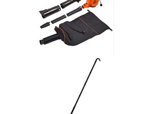 BLACK + DECKER Power Boost Blower / Vacuum with Quick Connect Gutter Cleaner Attachment (BEBL7000 & BZOBL50)
