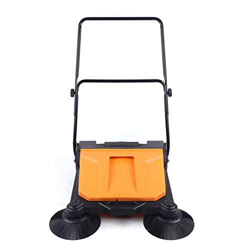 Eapmic Commercial Walk Behind Sweeper 26 "مكنسة أرضية صناعية يدوية قابلة للطي في الهواء الطلق آلة كنس يدوية قابلة للطي مع 4 صندوق قمامة غال للطابق السفلي ، المرآب ، الممر ، الفندق Eapmic Commercial Walk Behind Sweeper 26 "مكنسة أرضية صناعية يدوية قابلة للطي في الهواء الطلق آلة كنس يدوية قابلة للطي مع 4 صندوق قمامة غال للطابق السفلي ، المرآب ، الممر ، الفندق
