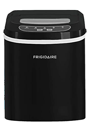 Frigidaire ، صانع ثلج صغير محمول 26 رطلاً ، آلة صنع الثلج ، أسود Frigidaire ، صانع ثلج صغير محمول 26 رطلاً ، آلة صنع الثلج ، أسود
