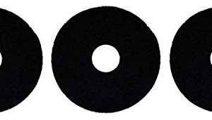 Oreck Commercial 437071 Strip Orbiter Pad، 12 "Diameter، Black، لماكينة الأرضيات المدارية ORB550MC (Thrее Рack ، أسود)