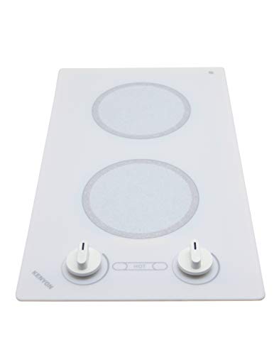 كينيون B49515 6-1 / 2-Inch Alpine 2-Burner Trimline Cooktop with Analog Control UL، 120-volt، White كينيون B49515 6-1 / 2-Inch Alpine 2-Burner Trimline Cooktop with Analog Control UL، 120-volt، White