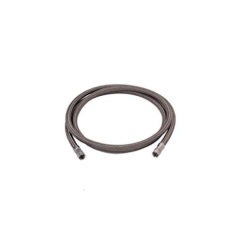 EZ-FLUID 1/4 "Female Comp x 1/4" Female Comp x 60 "(5FT) من الفولاذ المقاوم للصدأ المضفر المرن للثلاجة مجموعة موصلات خط الماء للثلاجة Flex Icemaker خرطوم إمداد المياه للمحمول والمنزل. EZ-FLUID 1/4 "Female Comp x 1/4" Female Comp x 60 "(5FT) من الفولاذ المقاوم للصدأ المضفر المرن للثلاجة مجموعة موصلات خط الماء للثلاجة Flex Icemaker خرطوم إمداد المياه للمحمول والمنزل.
