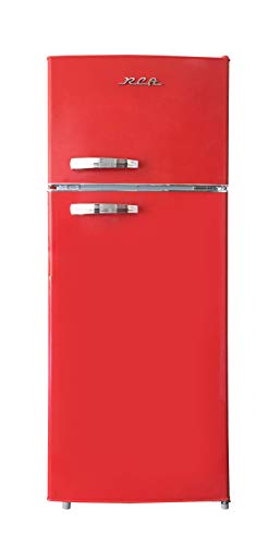 ثلاجة RCA RFR786-RED ذات بابين بحجم الشقة مع فريزر ، 7.5 قدم مكعب. قدم ، ريترو ريد ثلاجة RCA RFR786-RED ذات بابين بحجم الشقة مع فريزر ، 7.5 قدم مكعب. قدم ، ريترو ريد