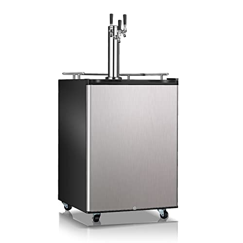Kegerator بالحجم الكامل , ICEJUNGLE في الهواء الطلق بثلاث حنفية لموزع البيرة ، مبرد للمشروبات ، التحكم في درجة الحرارة ، سكة صينية التنقيط ، يناسب 3x5.16 جالون ، 1x15.5 جالون ، نصف برميل برميل Kegerator بالحجم الكامل , ICEJUNGLE في الهواء الطلق بثلاث حنفية لموزع البيرة ، مبرد للمشروبات ، التحكم في درجة الحرارة ، سكة صينية التنقيط ، يناسب 3x5.16 جالون ، 1x15.5 جالون ، نصف برميل برميل