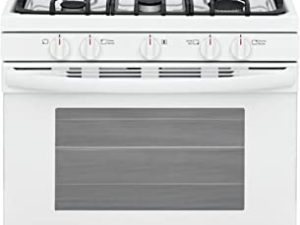 Frigidaire FCRG3052AW مجموعة غاز قائمة بذاتها 30 بوصة مع 5 شعلات محكمة الغلق 5 قدم مكعب سعة الفرن باللون الأبيض
