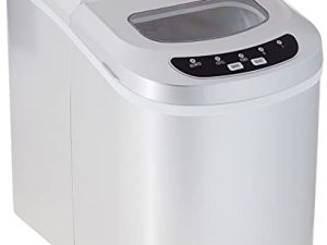 صانعة ثلج مدمجة RCA RIC102-Silver ، فضي