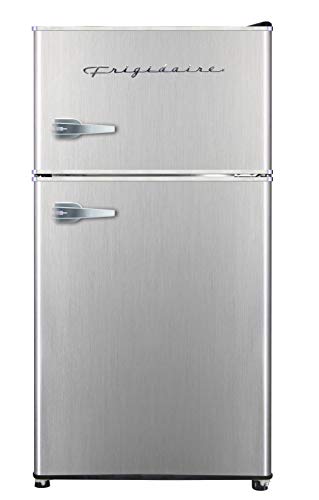 Frigidaire EFR341 ، ثلاجة وثلاجة ببابين 3.2 قدم مكعب ، سلسلة بلاتينيوم ، ستانلس ستيل ، مزدوج Frigidaire EFR341 ، ثلاجة وثلاجة ببابين 3.2 قدم مكعب ، سلسلة بلاتينيوم ، ستانلس ستيل ، مزدوج