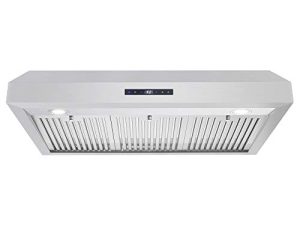 شفاط المطبخ COSMO UMC36 36 بوصة تحت الخزانة من الفولاذ المقاوم للصدأ مع ضوء LED ، 380 CFM ، مرشح دائم ، 36 بوصة