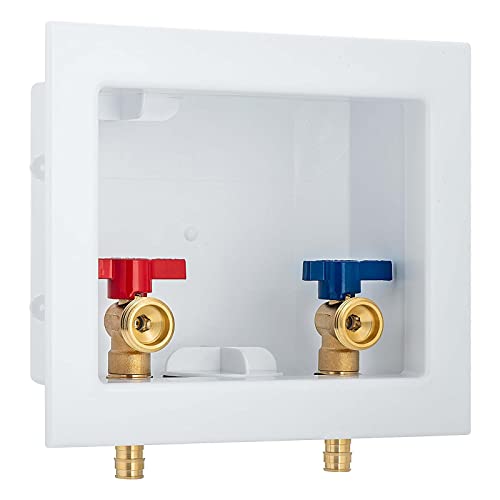 صندوق منفذ للغسالة من sicoince مع صمامات كروية 1/4 لفة ، وصلة توسيع 1/2 بوصة PEX F1960 (تناسب أنبوب PEX a) ، مخرج 3/4 بوصة خيط ذكر 530-11 صندوق منفذ للغسالة من sicoince مع صمامات كروية 1/4 لفة ، وصلة توسيع 1/2 بوصة PEX F1960 (تناسب أنبوب PEX a) ، مخرج 3/4 بوصة خيط ذكر 530-11