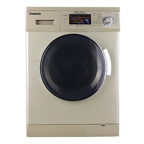 Sekido All-in-One 13 رطلاً غسالة / مجفف مدمج 110 فولت (ذهبي شامبين) Sekido All-in-One 13 رطلاً غسالة / مجفف مدمج 110 فولت (ذهبي شامبين)