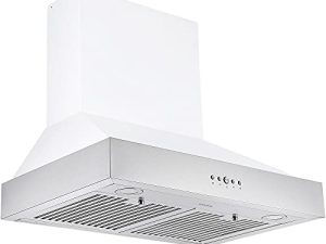 شفاط أنكونا AN-1580 برو رينج ، 30 بوصة ، أبيض وستانلس ستيل