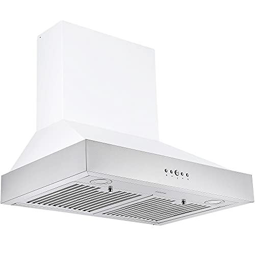 شفاط أنكونا AN-1580 برو رينج ، 30 بوصة ، أبيض وستانلس ستيل شفاط أنكونا AN-1580 برو رينج ، 30 بوصة ، أبيض وستانلس ستيل