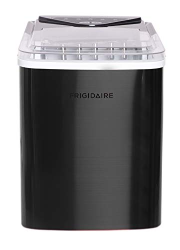 Frigidaire EFIC123-SSBLACK صانعة ثلج مدمجة ، 26 رطلاً من الثلج يوميًا ، أسود غير القابل للصدأ Frigidaire EFIC123-SSBLACK صانعة ثلج مدمجة ، 26 رطلاً من الثلج يوميًا ، أسود غير القابل للصدأ
