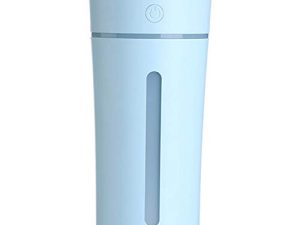 W / a / n / g 270 مللي كوب مرطب هواء USB زيت عطري للزيوت العطرية للمنزل والمكتب مصباح LED للإضاءة الليلية (اللون: أزرق)
