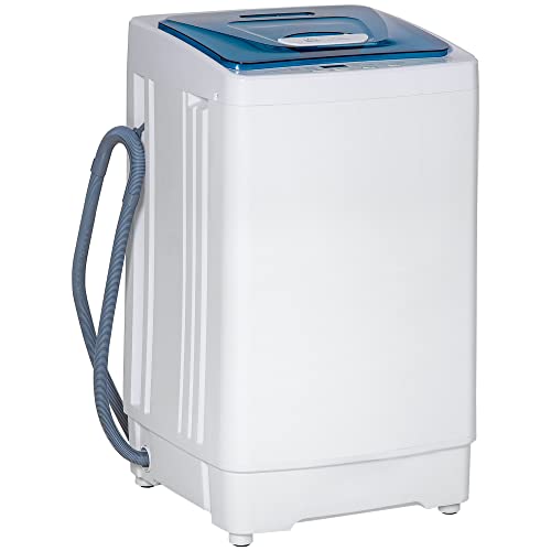 HOMCOM 2-In-1 غسالة ملابس محمولة أوتوماتيكية بالكامل ومجفف دوار ، غسالة ملابس مدمجة 1.38Cu Ft مع عجلات ، تصريف الجاذبية المدمج و 8 برامج للشقة ، المسكن ، RVs ، أبيض HOMCOM 2-In-1 غسالة ملابس محمولة أوتوماتيكية بالكامل ومجفف دوار ، غسالة ملابس مدمجة 1.38Cu Ft مع عجلات ، تصريف الجاذبية المدمج و 8 برامج للشقة ، المسكن ، RVs ، أبيض