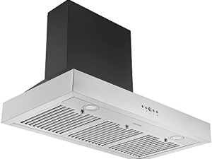 Ancona AN-1579 Pro شفاط ، 36 بوصة ، أسود وستانلس ستيل