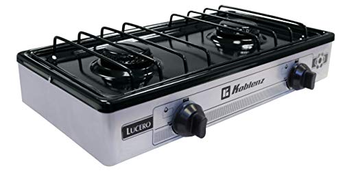 موقد غاز كوبلنز PSK-200S 2 شعلة ، فضي موقد غاز كوبلنز PSK-200S 2 شعلة ، فضي