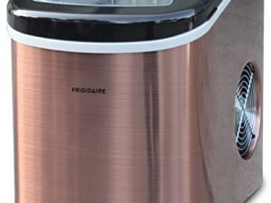 Frigidaire EFIC117-SSCOPPER-COM صانعة ثلج من الستانلس ستيل ، 26 رطلاً في اليوم ، النحاس المقاوم للصدأ