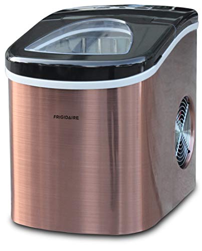 Frigidaire EFIC117-SSCOPPER-COM صانعة ثلج من الستانلس ستيل ، 26 رطلاً في اليوم ، النحاس المقاوم للصدأ Frigidaire EFIC117-SSCOPPER-COM صانعة ثلج من الستانلس ستيل ، 26 رطلاً في اليوم ، النحاس المقاوم للصدأ