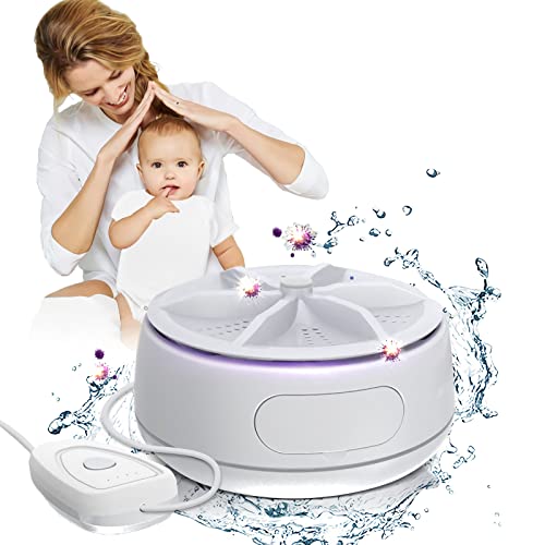 غسالة صغيرة محمولة Usb Mini Washing Machine High Power Turbo Was with 4 Speed Control Remote For Home، Business، Travel، College Room، Rv، Apartment غسالة صغيرة محمولة Usb Mini Washing Machine High Power Turbo Was with 4 Speed Control Remote For Home، Business، Travel، College Room، Rv، Apartment