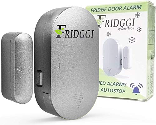 FRIDGGI - إنذار باب الثلاجة عند الفتح الأيسر ، جرس فتح باب الفريزر ، 60 ثانية ، 120 ثانية ، 180 ثانية تذكير ، منخفض / مرتفع 80 ديسيبل إلى 110 ديسيبل (رمادي) FRIDGGI - إنذار باب الثلاجة عند الفتح الأيسر ، جرس فتح باب الفريزر ، 60 ثانية ، 120 ثانية ، 180 ثانية تذكير ، منخفض / مرتفع 80 ديسيبل إلى 110 ديسيبل (رمادي)