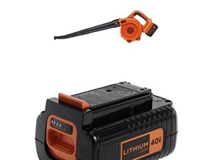 مكنسة لاسلكية BLACK + DECKER 40V MAX مع بطارية إضافية ، 2.0-Ah (LSW36 & LBX2040)