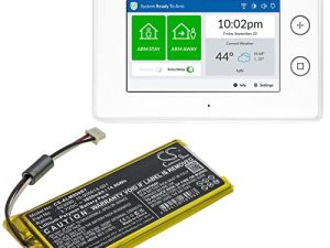 بطارية بديلة 7800 مللي أمبير في الساعة للأشياء الذكية للوحة ADT ، لوحة 2GIG GC3 ، SP1-GC3 ، لوحة GC3e ، تناسب الجزء رقم 823990،10-000014-001