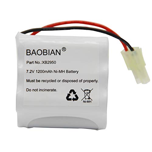 حزمة بطارية BAOBIAN XB2950 7.2V 1200mAh Ni-Mh متوافقة مع مكنسة الأرضيات والسجاد Shark V2950 V2950A V2945Z V2945 حزمة بطارية BAOBIAN XB2950 7.2V 1200mAh Ni-Mh متوافقة مع مكنسة الأرضيات والسجاد Shark V2950 V2950A V2945Z V2945