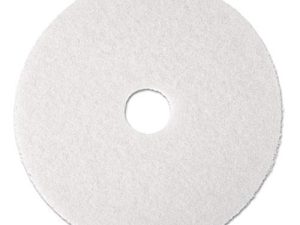 3M Commercial 8481 17 "WHT POL FLR Pad ، أبيض