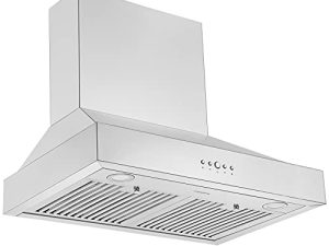 شفاط أنكونا AN-1554 Pro 30 "600 CFM مثبت على الحائط من الفولاذ المقاوم للصدأ