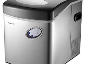 Frigidaire EFIC115 صانع ثلج كبير جدًا ، من الفولاذ المقاوم للصدأ ، 48 رطلاً في اليوم