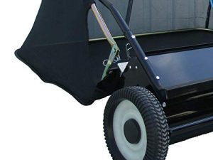 Yard Tuff 42 Inch التجميع السريع على نمط السحب في ساحة الحديقة مع تعديل ارتفاع الفرشاة وحقيبة شبكية للحطام والأوراق والعشب والمزيد