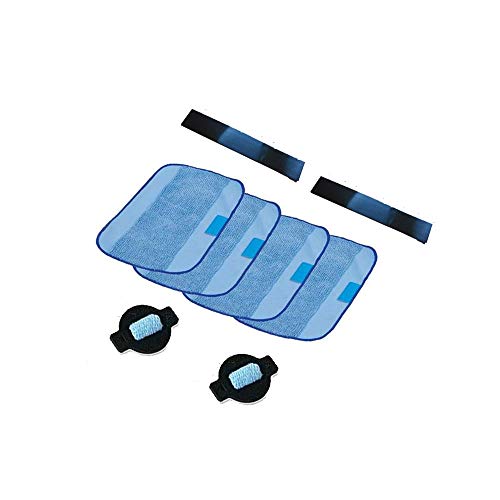 Kvatar Velcro ، قماش ممسحة قابل للغسل ، غطاء فتيل بديل لـ iRobot Braava 320380380t Floor Ming Robot Vacuum Cleaning Pad (Mop cloth4 + cap2 + Velcro2) Kvatar Velcro ، قماش ممسحة قابل للغسل ، غطاء فتيل بديل لـ iRobot Braava 320380380t Floor Ming Robot Vacuum Cleaning Pad (Mop cloth4 + cap2 + Velcro2)