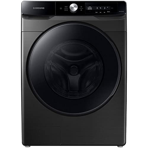 سامسونج WF45A6400AV 4.5 Cu. قدم. غسالة تحميل أمامي ذات قرص ذكي سعة كبيرة باللون الأسود المصقول سامسونج WF45A6400AV 4.5 Cu. قدم. غسالة تحميل أمامي ذات قرص ذكي سعة كبيرة باللون الأسود المصقول