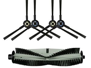 MATTLEY Sweeping Robot Main Roller Brush Side Brush Kit متوافقة مع Ilife A9s A9 A7 A80 Plus A10s L100 ملحقات استبدال المكنسة الكهربائية الروبوتية ملحقات الكنس