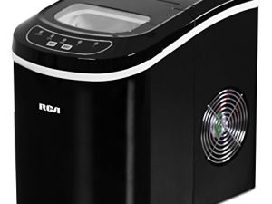 صانعة ثلج بسعة 26 رطلاً من RCA ، أسود