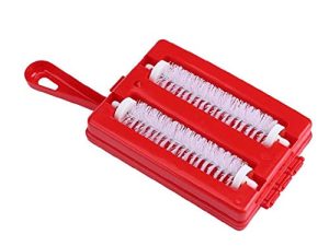 فرشاة Froiny Carpet Debris Brush ، فرشاة تنظيف السجاد ذات الأسطوانة المزدوجة المحمولة باليد ، ومجمع فرشاة تنظيف الأوساخ بألوان عشوائية ، مقاس واحد