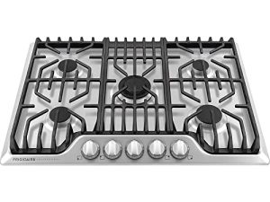 موقد غاز احترافي مقاس 30 بوصة من FRIGIDAIRE ، من الفولاذ المقاوم للصدأ ، 5 شعلات ، قابل للتحويل من البروبان السائل ، FPGC3077RS